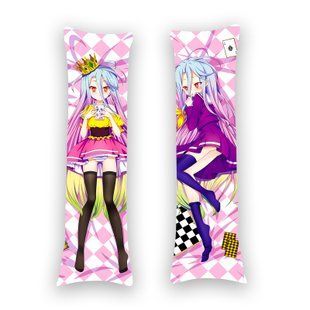 Подушка дакімакура No game no life (150х50см) - двостороння D1034.jpg фото