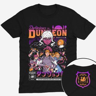 Футболка з принтом з аніме Підземелля Смакоти Dungeon Meshi 0768 фото