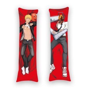 Подушка дакімакура Chainsaw man (150х50см) - двостороння D1341.jpg фото