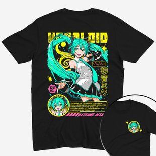 Футболка з принтом з аніме Hatsune Miku Хацуне Міку  0639 фото