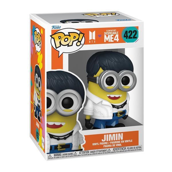 Ігрова фігурка Funko POP! cерії Minions x BTS - Чімін 85964 фото Ігрова фігурка Funko POP! cерії Minions x BTS - Чімін 85964 фото