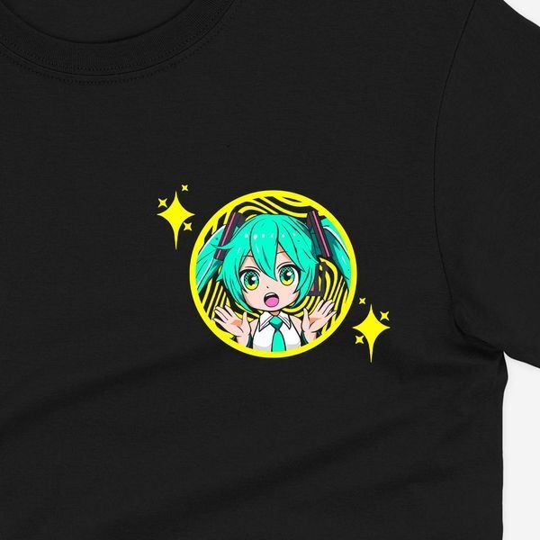 Футболка з принтом з аніме Hatsune Miku Хацуне Міку  0639 фото