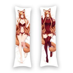 Подушка дакімакура Spice and wolf (150х50см) - двостороння D1546.jpg фото