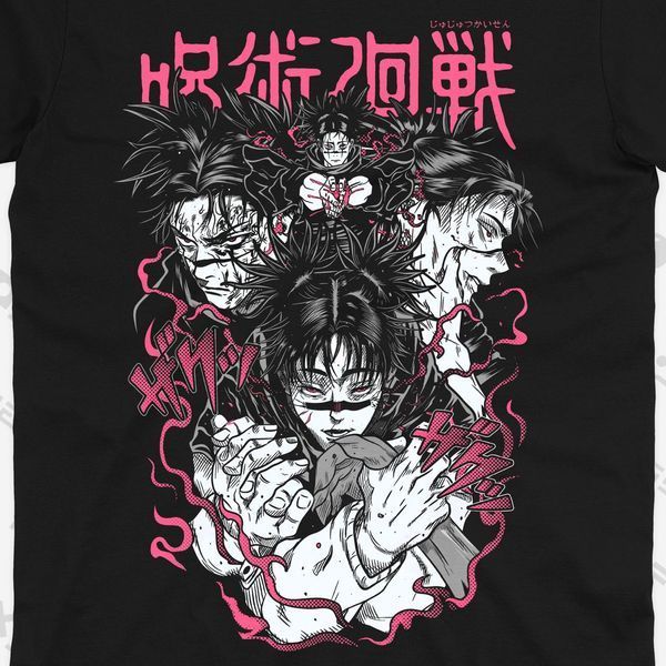Футболка з принтом з аніме Магічна Битва Jujutsu Kaisen 0622 фото