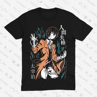 Футболка з принтом з аніме Літературні генії Бродячі Пси Bungou Stray Dogs 0878 фото