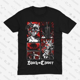 Футболка з принтом з аніме Чорна конюшина Black Clover 0896 фото