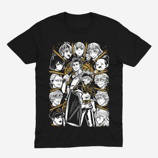 Футболка з принтом з аніме Чорна конюшина Black Clover 0897 фото