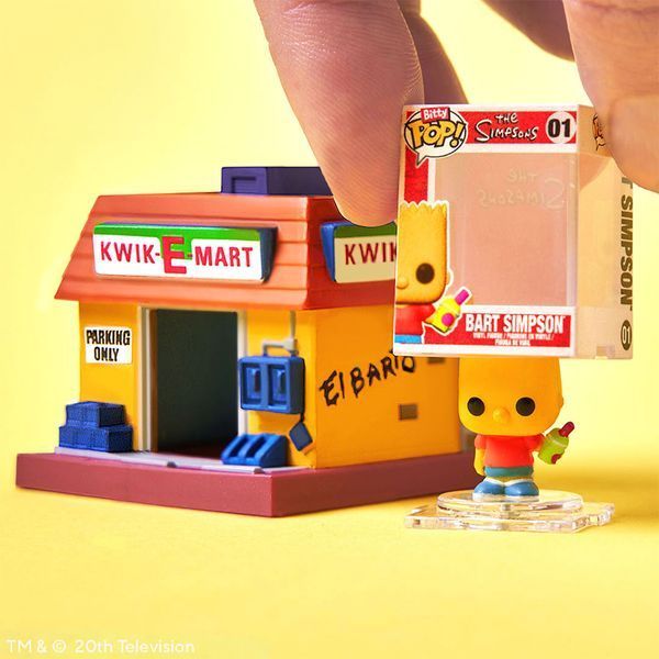 Набір фігурок Bitty Pop! Town - Барт Сімпсон і Квікі-Март 83684 фото