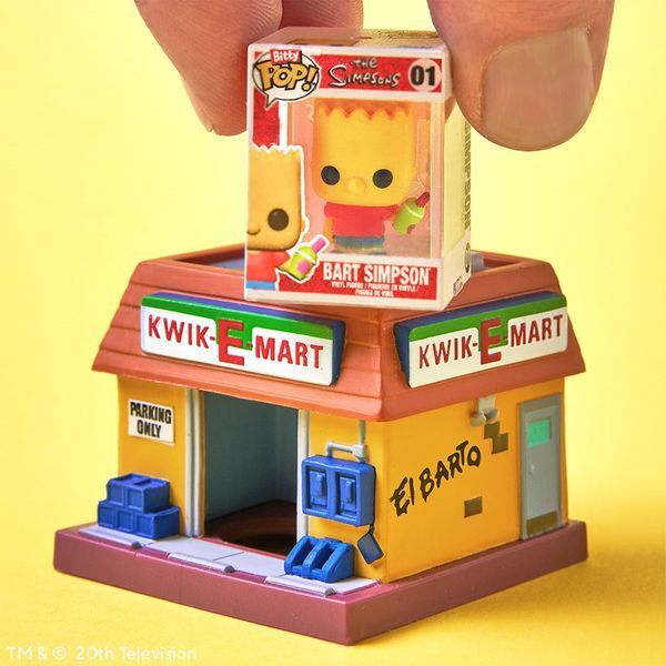Набір фігурок Bitty Pop! Town - Барт Сімпсон і Квікі-Март 83684 фото