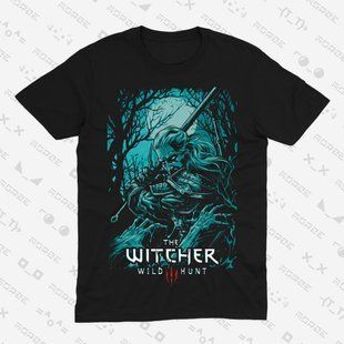 Футболка з принтом Witcher 0684686 фото