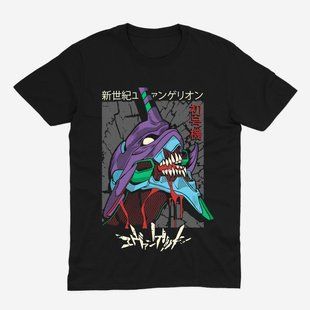 Футболка з принтом з аніме Євангеліон Evangelion 0800 фото