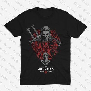Футболка з принтом Witcher 0684687 фото