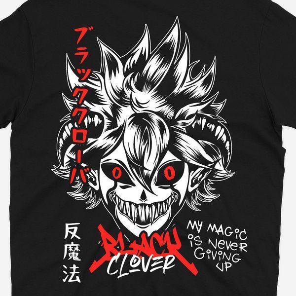 Футболка з принтом з аніме Чорна конюшина Black Clover 0902 фото