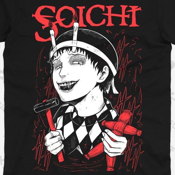 Футболка з принтом з аніме Джюнджі Іто Junji Ito 0736 фото