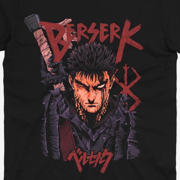 Футболка з принтом з аніме Берсерк Berserk 0903 фото