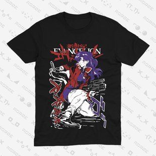 Футболка з принтом з аніме Євангеліон Evangelion 0803 фото