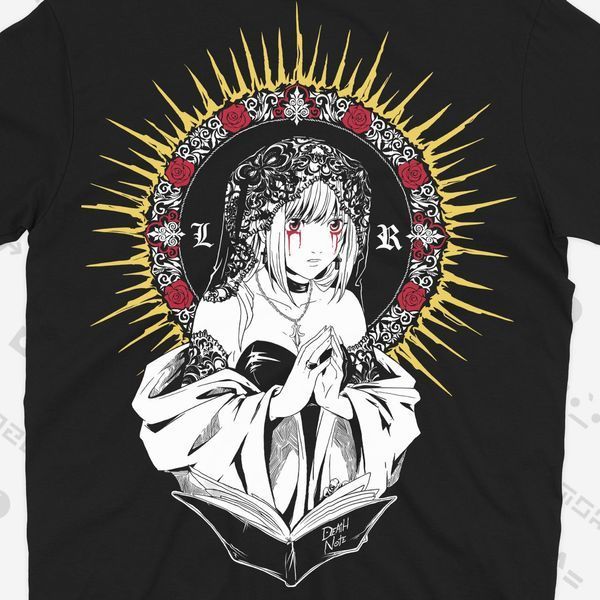 copy_copy_Футболка з принтом з аніме Зошит смерті Death Note 0853 фото