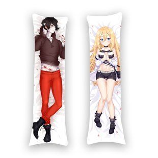 Подушка дакімакура Satsuriku no Tenshi (150х50см) - двостороння D1038.jpg фото