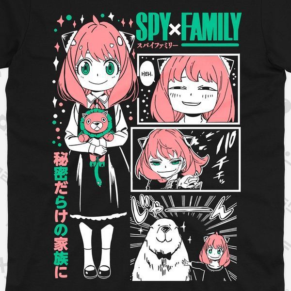 Футболка з принтом з аніме Родина Шпигунів SPY x FAMILY 0655 фото