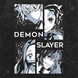 Футболка stone wash з принтом з аніме   Клинок, який знищує демонів Demon Slayer 3456789962 фото 4