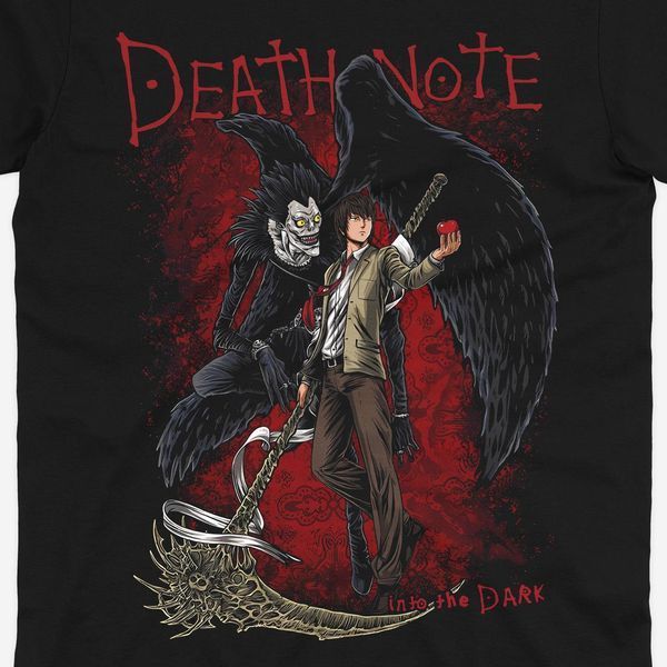 Футболка з принтом з аніме Зошит смерті Death Note 0858 фото