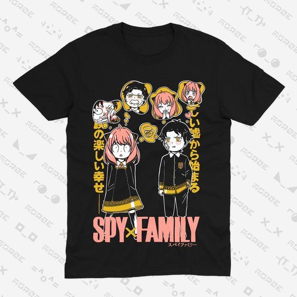 Футболка з принтом з аніме Родина Шпигунів SPY x FAMILY 0658 фото