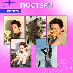 Сет постерів а4 TAEHYUNG 25 фото