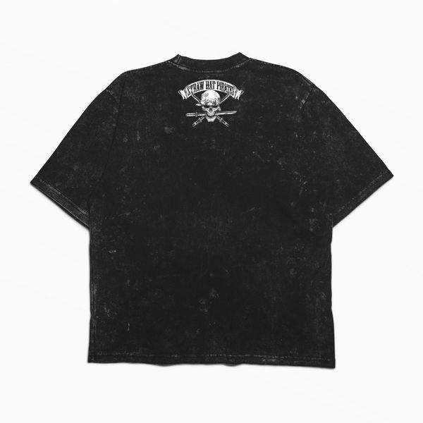 Футболка stone wash з принтом з аніме One Piece 3456789919 фото