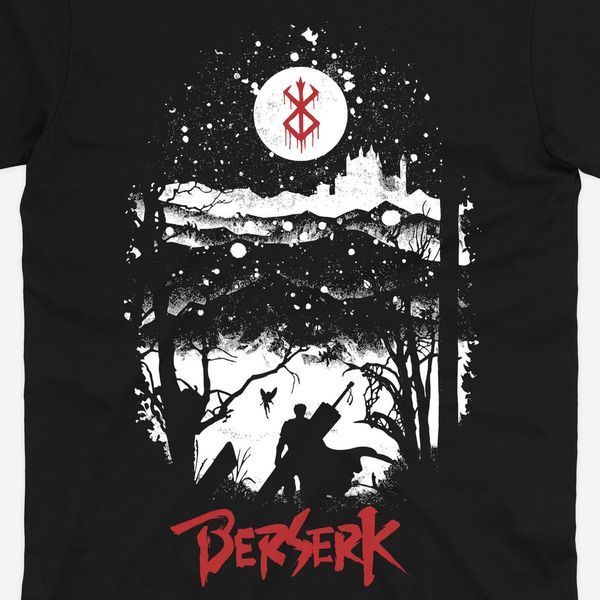 Футболка з принтом з аніме Берсерк Berserk 0914 фото