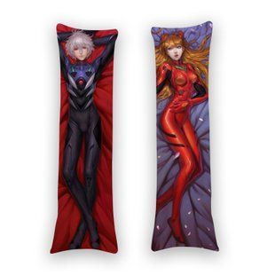 Подушка дакімакура Neon Genesis Evangelion  (150х50см) - двостороння D1181 фото