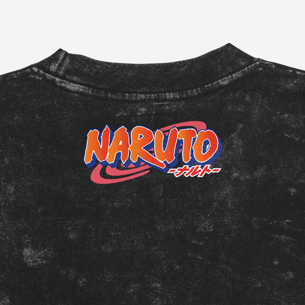 Футболка stone wash з принтом з аніме Naruto 3456789970 фото