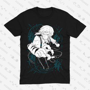 Футболка з принтом з аніме Літературні генії Бродячі Пси Bungou Stray Dogs 0880 фото