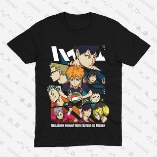 Футболка з принтом з аніме Волейбол Haikyuu 0751 фото