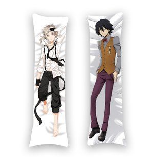 Подушка дакімакура Bungou Stray Dogs (150х50см) - двостороння D1119.jpg фото