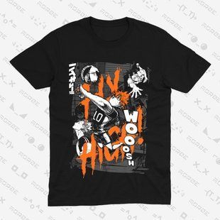 Футболка з принтом з аніме Волейбол Haikyuu 0752 фото