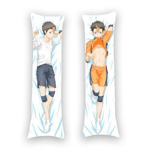 Подушка дакімакура Haikyuu (150х50см) - двостороння D1067.jpg фото
