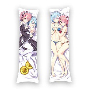 Подушка дакімакура Re zero (150х50см) - двостороння D1026.jpg фото