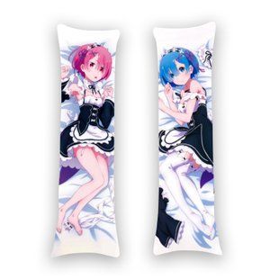 Подушка дакімакура Re zero (150х50см) - двостороння D1027.jpg фото