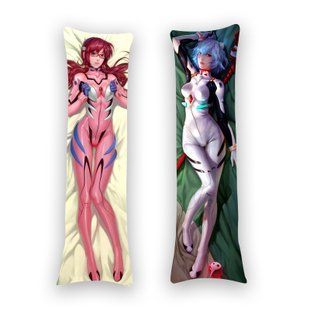 Подушка дакімакура Neon Genesis Evangelion (150х50см) - двостороння D1329.jpg фото