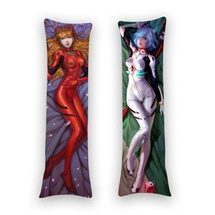 Подушка дакімакура Neon Genesis Evangelion (150х50см) - двостороння D1330.jpg фото