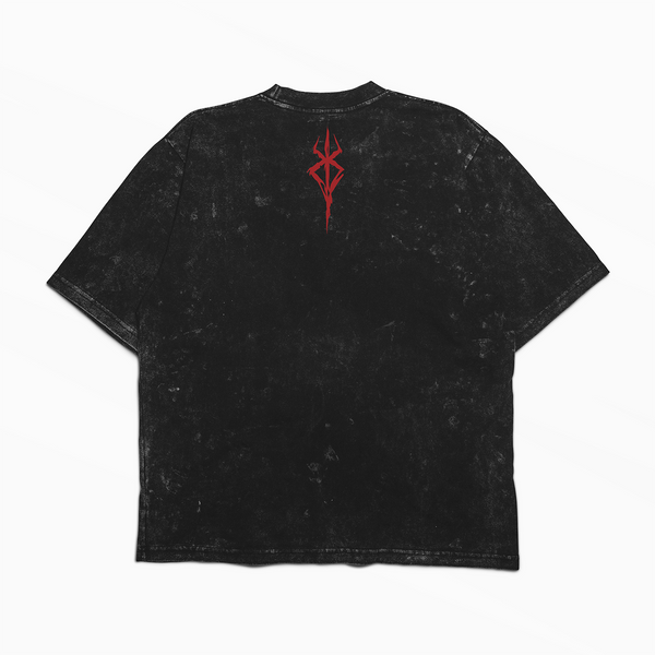 Футболка stone wash з принтом з аніме Berserk 3456789977 фото