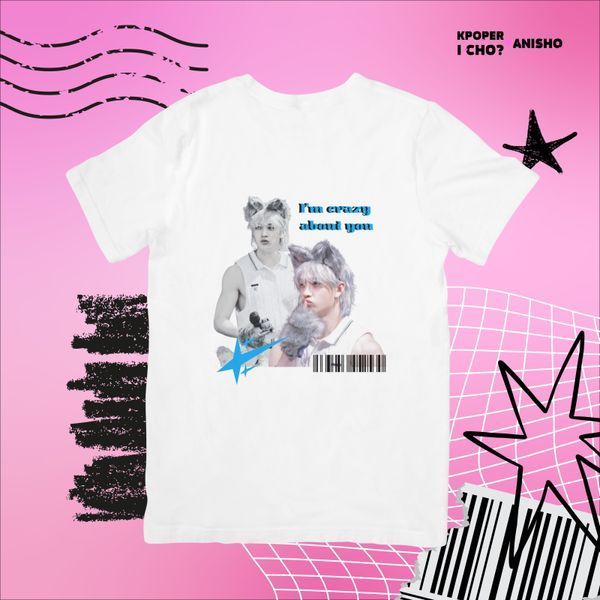 Футболка з K-POP принтом STRAY KIDS BANGCHAN 07819 фото