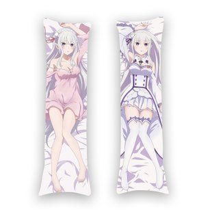 Подушка дакімакура Re zero (150х50см) - двостороння D1127.jpg фото