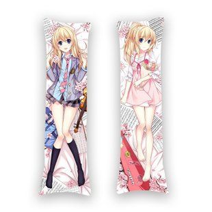 Подушка дакімакура Your Lie in April (150х50см) - двостороння D1331.jpg фото