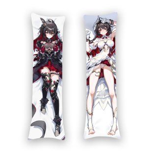 Подушка дакімакура Honkai Impact (150х50см) - двостороння D1584.jpg фото