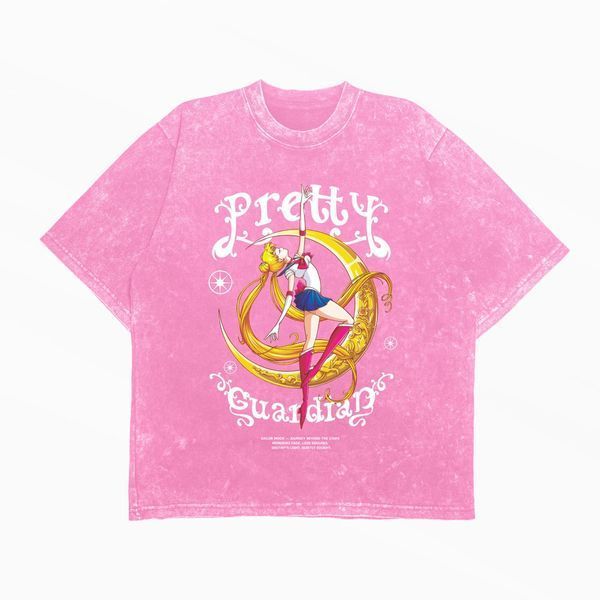 Футболка stone wash з принтом з аніме Sailor Moon 3456789928 фото