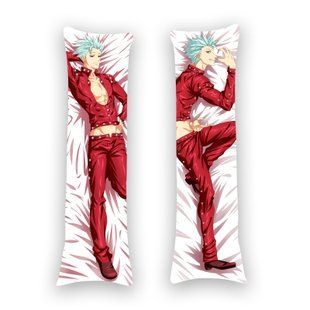 Подушка дакімакура Seven Deadly Sins (150х50см) - двостороння D1434.jpg фото
