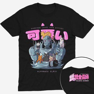 Футболка з принтом з аніме Сталевий Алхімік Fullmetal Alchemist 0767 фото