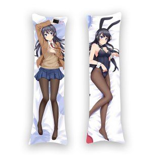 Подушка дакімакура Seishun Buta Yarou wa Bunny Girl Senpai no Yume (150х50см) - двостороння D1242.jpg фото